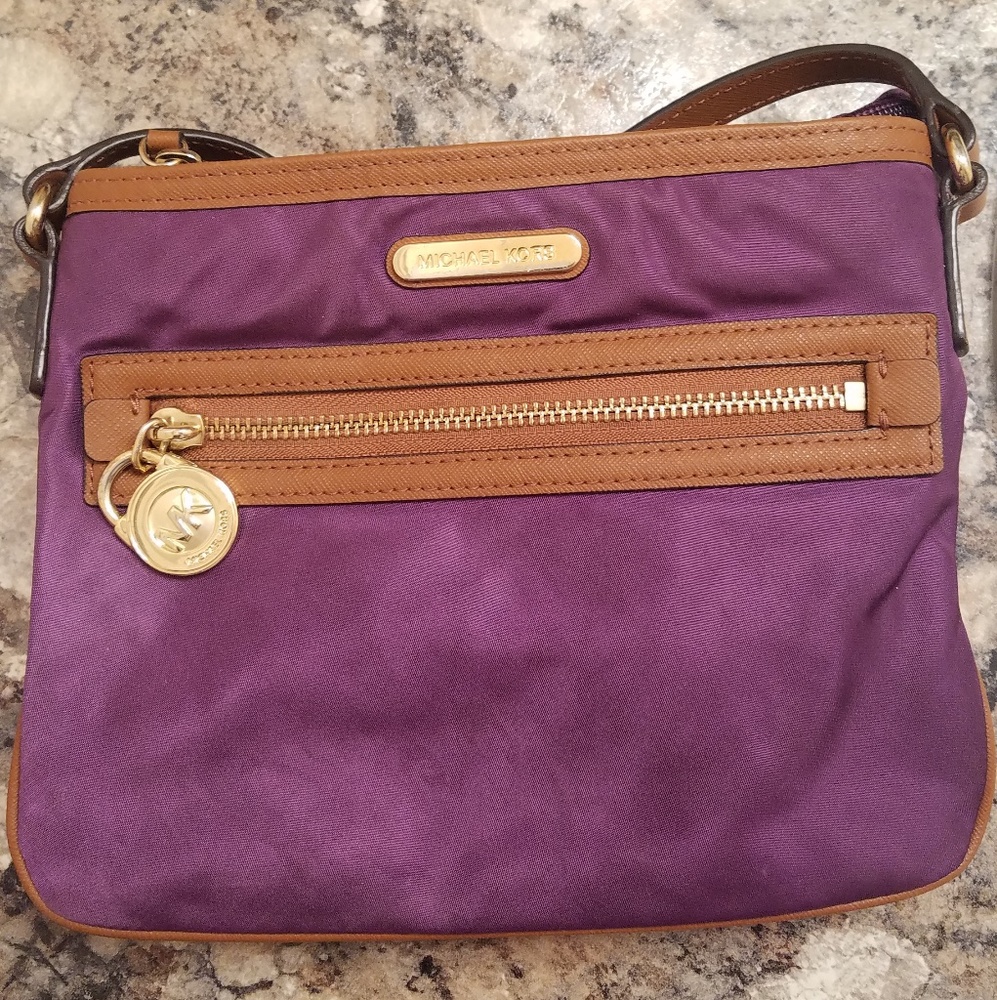 Michael Kors purple crossbody